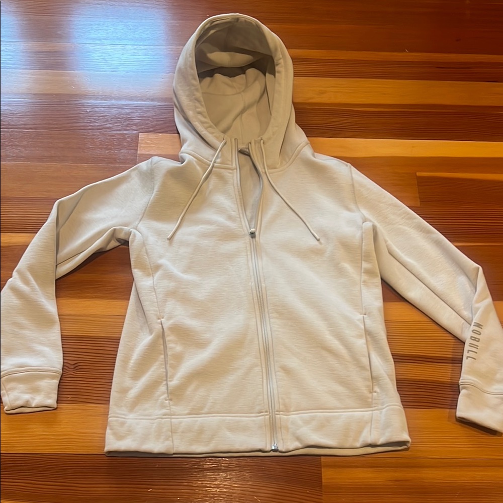 No Bull Nobull Women's Cream Hoodie Jacket